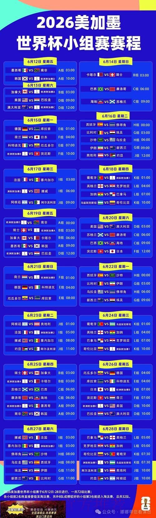 世界杯赛程快速查询技巧大全